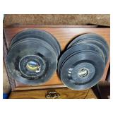 A group of 35- 45 records