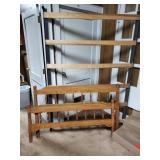 Bed frame with foot and headboard