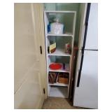 5 tier shelf approx 5 feet tall and 16 inches