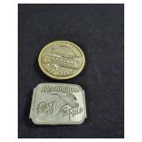 Remington & Cardinal cap & Jacket belt buckles