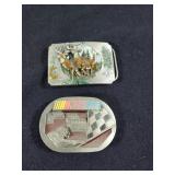 Nascar & Bucks belt buckles
