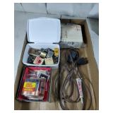 First aid kit contents, lock & key and misc