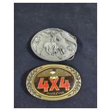 The last horse and 4x4 belt buckles