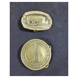 Levi Garrett and drilling belt buckles