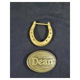 Horseshoe & Dean belt buckles