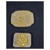 Liberty & United States belt buckles