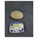 Moffayy Trucking & Holy Bible belt buckles