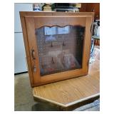 Handmade display case approx 24 x 24 inches and 4