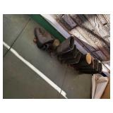 4  pairs of rubber boots