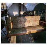 Nice wood 3 person swing