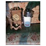 Clock and popcorn popper