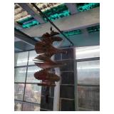 Pretty diagonal wood wind chime