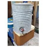 Vintage metal water jug