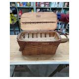 Vintage picnic basket