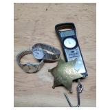 Watches, badge, wt scales