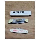 Coca-Cola knife and American Eagle knife