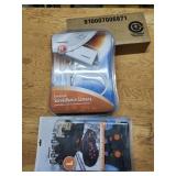 Simulated surveillance camera and snow feet