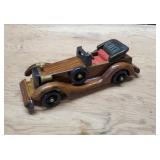 Wooden model car