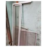 Group of screens and a double window screens