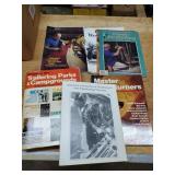 Popular woodworking and other books