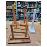 3 paper towel holders and 2 napkin holders