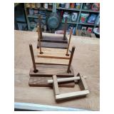 Handmade 3 napkin holders and a paper towel