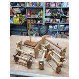 7 toilet paper holders and 2 paper towel holders