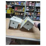 Pair of Handmade birdhouses