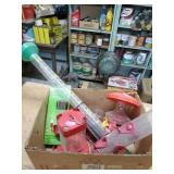 Hummingbird and other feeders