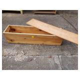 Storage box with lid approx size is 50 inches