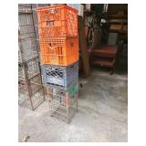 Group of 6 good crates