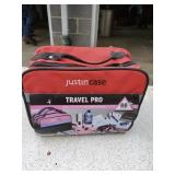 Travel pro case with booster cables and misc