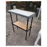 Handmade storage shelf great for garage shelf