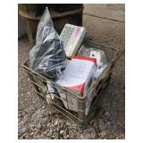 Phones, label maker, BP monitor and misc