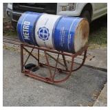 Metro barrel of cleanser and stand