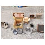 Group of vintage speakers