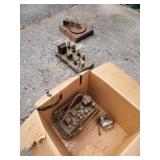 Vintage radios and turntable