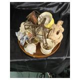Collection of unmarked pottery
