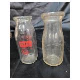 Pet and Imperial Milk bottles.