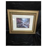 Thomas Kincade Bridge of Faith 19 X 17 inches.
