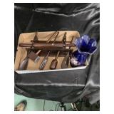 Vase and decorative cooking utensils