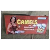 Camels for wildness and flavor 20 X 9 inches