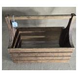 Country style wood holder. 16 X 10 inches 13