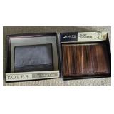 Rolfs key caddy case and Amity tri fold body