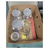 Box of jars and vases