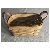 Longaberger basket. 7 inches by 5.5 inches