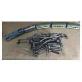 Hafner windup, toy train plus track. Wind up