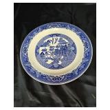 Blue Willow round platter 12 inches diameter
