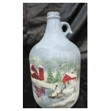 Jug painted by Allyeu Wilseern  Bluefield artist.