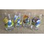 4 Smurf glasses